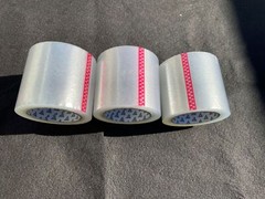 Sandbaggy 4″ Wide Clear Packing Tape Rolls (110 yards) – Poly Shipping Tape