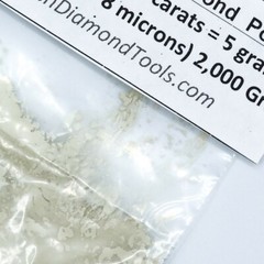 TechDiamondTools Diamond Powder 2,000 Grit 4-8 Microns, 25 cts = 5 Grams