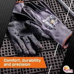 MaxiFlex PIP 34-874/L MaxiFlex Ultimate, Foam Nitrile Palm Coated Gloves, Gra…