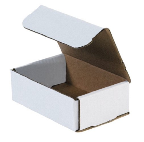 200 Pack 6x4x2 White Corrugated Shipping Mailer Packing Box Boxes 6″ x 4″ x 2″