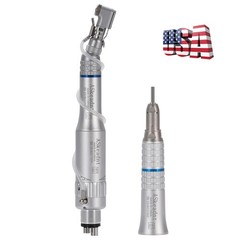 Dental Low Speed Handpiece Contra Angle Straight Air Motor Micromotor 4/2H AS