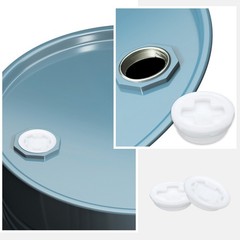 4Pcs Coarse Thread 4Pcs Fine Thread Bung Plug Bung Cap for Plastic Drums
