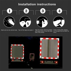 Conspicuity Tape DOT-C2 Approved Reflective Trailer Red White 2”x50’ /1 Roll