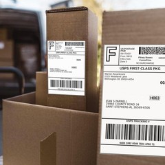 Fanfold & Roll 4″x6″ Direct Thermal Shipping Labels For Zebra Eltron and Rollo