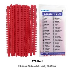 1000pcs Dental Orthodontic Ligature Ties Elastic Rubber Bands Braces ortodoncia