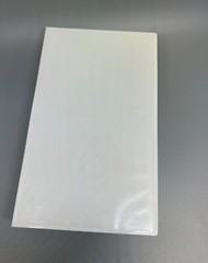 5 PCS WHITE VHS CASE VIDEO BOX LIBRARY CASE WITH HUB, FULL SLEEVE, PSV12HUB
