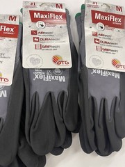 4 Pairs Medium MaxiFlex Ultimate Nitrile Coated Work Gloves Touchscreen 34-874T