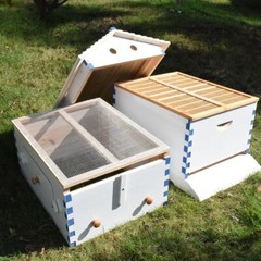 7x Upgraded Auto Honey Beehive Bee hive Frames + Auto Bee House + Hive Stand