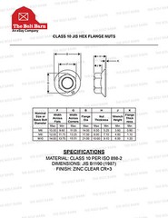 Class 10.9 JIS Metric Hex Flange Bolt Screw Nut Assortment Kit Grade – 402PCS