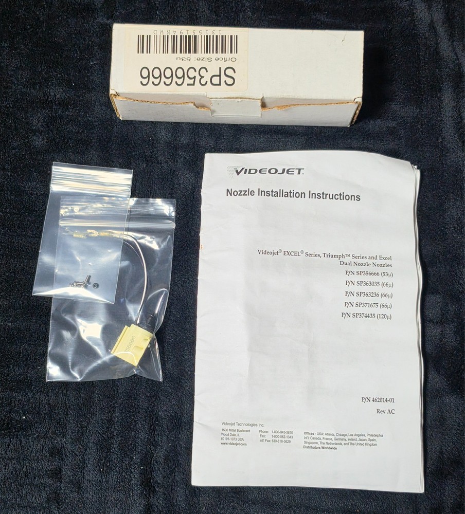 Videojet SP356666 Nozzle Assembly
