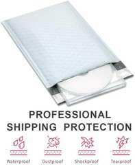 ANY SIZE POLY WHITE BUBBLE MAILERS SHIPPING MAILING PADDED BAGS ENVELOPES