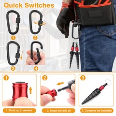 6-in-1 1/4″ to 7/8″ Sizes HVAC Swage Repairing Tool with 1/4″ Hex Bit Holder