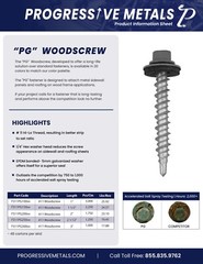 250pcs, #11 PG 1-1/2″ or 2″ Metal Siding/Roofing Screws, w/Metal & EPDM washer