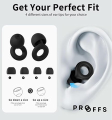NEW Reusable Silicone Ear Plugs Noise Blocking Earplugs For Sleep, Study & Work