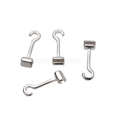 10PCS Orthodontic Crimpable Hooks Dental Stainless Steel Traction Hooks 40 Types