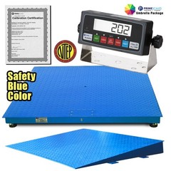 Prime Scale Heavy Duty 6000lb Floor scale 48″x48″NTEP Legal Trade with Ramp