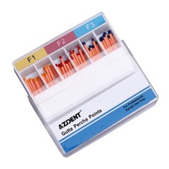 AZDENT Dental Endodontics Gutta Percha Points/Absorbent Paper Points F1 F2 F3