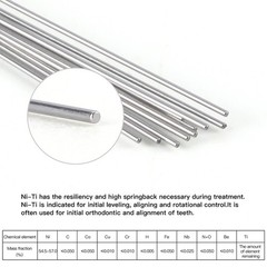 AZDENT Dental Ortho Super Elastic NiTi Archwire Round Square/Ovoid/Natural