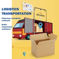 25-pack small shipping cardboard boxes (6x4x3.5 inches), suitable for mailing