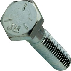 7/16″-20 Hex Bolts Grade 5 Zinc Plated Steel 3/4in 7/8in 1in Up to 6in All Sizes