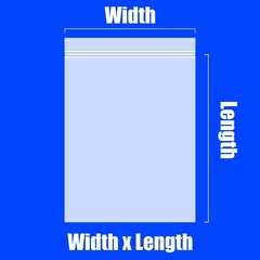 4×6″ Zip Plastic Reclosable Bags 2Mil 3Mil 4Mil 6Mil Top Lock Jewelry Baggies
