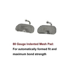 80pcs Dental Orthodontic Buccal Tubes 1st 2nd Molar Roth MBT 022 3G Bondable