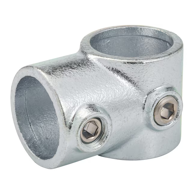 SteelTek 1-1/4-in Structural Galvanized Single Socket Tee 737766 NEW FREE SHIP