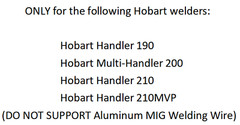 MIG WELDING GUN &TORCH 15′ 200A replacement HOBART Handler 190,Multi-Handler 200