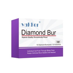 10/Pk Dental FG Diamond Burs Flame Shape 863-012SF Super Fine Grit FG High Speed