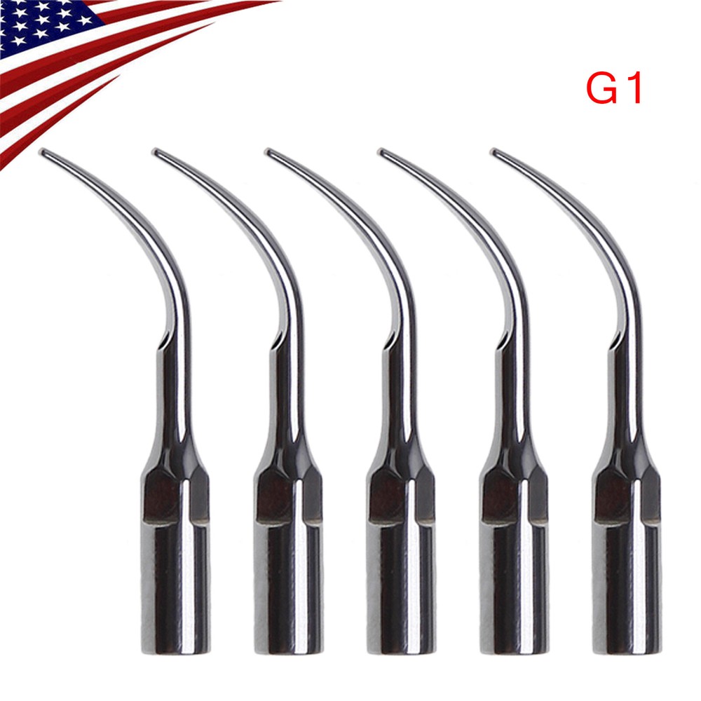 5pcs Dental Ultrasonic Piezo Scaler Tips For EMS Woodpecker & DTE SATELEC CE FDA