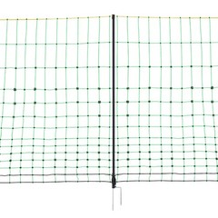 VEVOR Electric Netting Fence Kits Sheep Fencing 35.4″H x 164’L with Posts Spikes