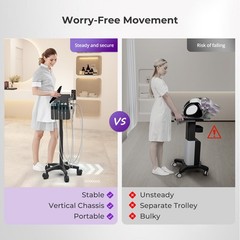 9 in 1 Beauty Machine for Skin Smoothing & Enhance Body Curves Vertical Model