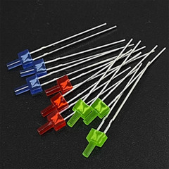 2mm Flat Top Diffused Red Yellow Blue Green White Orange Warm LED Leds Diode