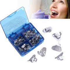AZDENT Dental Orthodontic Bondable Buccal Tube 1st /2nd Molar Roth /MBT Non-Conv