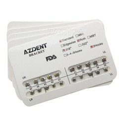20 Packs Dental Orthodontic Bracket Braces Standard Roth .022 Hooks 3-4-5 AZDENT