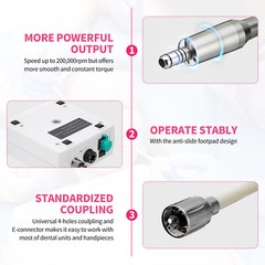 Dental Brushless LED Electric Micro Motor 1:1/1:5 Increasing Handpiece
