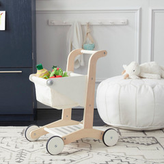 Best Seller Pottery Barn Wooden Shopping Cart White