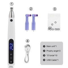 5Pcs Dental Lab Ceramic Diamond Grinder Zirconia Porcelain Polisher HP CD2123