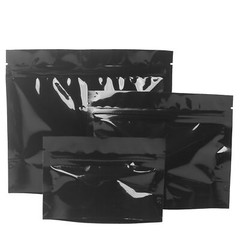 100 Mylar Jerky Bags, Resealable Foil Snack Bags, Food Safe Standing Zipper Bags