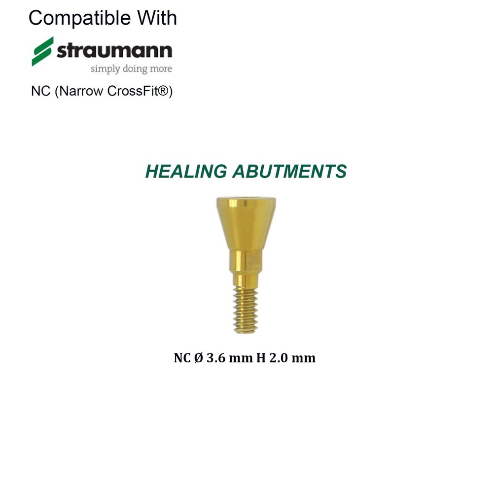 US Dental NC Healing Abutment Healing Cap Ø3.6mm Fit Straumann ITI BL/BLT
