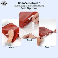 Poly Bags Resealable Suffocation Warning Merchandise 1.5 mil Shirt Apparel EDC