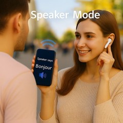 Timekettle M3 Earbuds 3-in-1 Language Translation No Subscription – White Color