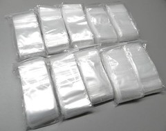 10,000 Zip Seal Top Lock Bags 2×3 Clear 2mil Poly Top Slide Locking 10000 2″x3″