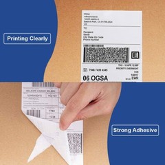 Fanfold 4″x6″ 4×6 Direct Thermal Labels. Shipping / Barcode Labels for Zebra UPS