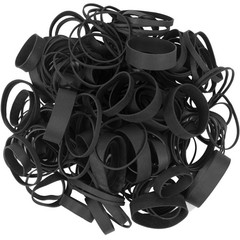 Rubber Bands Assorted Sizes Black Elastic Bands Tactical rubber band for Offi…