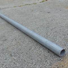 Galvanized Steel Pipe – 1-1/2″ x 8′ – SCH40 – Industrial Plumbing Conduit