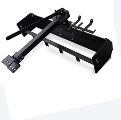42″ Tow Behind Box Scraper Lawn Tractor Attachment w/ Steel Box Blade Hitch Tow