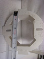 4 yes 4 ARLINGTON BE1R Round Ceiling Box Extender, Up to 1-1/2″, Made in USA