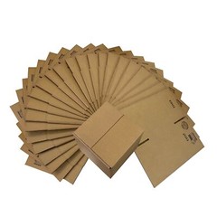 UOFFICE Corrugated Boxes 5″ x 5″ x 5″ Cube Boxes – Bundle of 25 Shipping Boxes