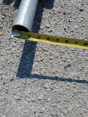 Galvanized Steel Pipe – 1-1/2″ x 8′ – SCH40 – Industrial Plumbing Conduit